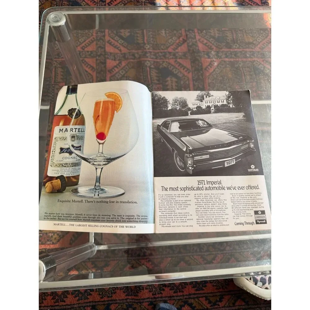 1971 Vintage Gourmet Magazine March Edition